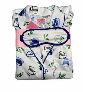 Brand new Kate Spade Tea Cup PJ set